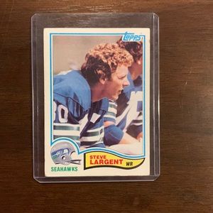 Steve Largent 1982 Topps Base Card #249